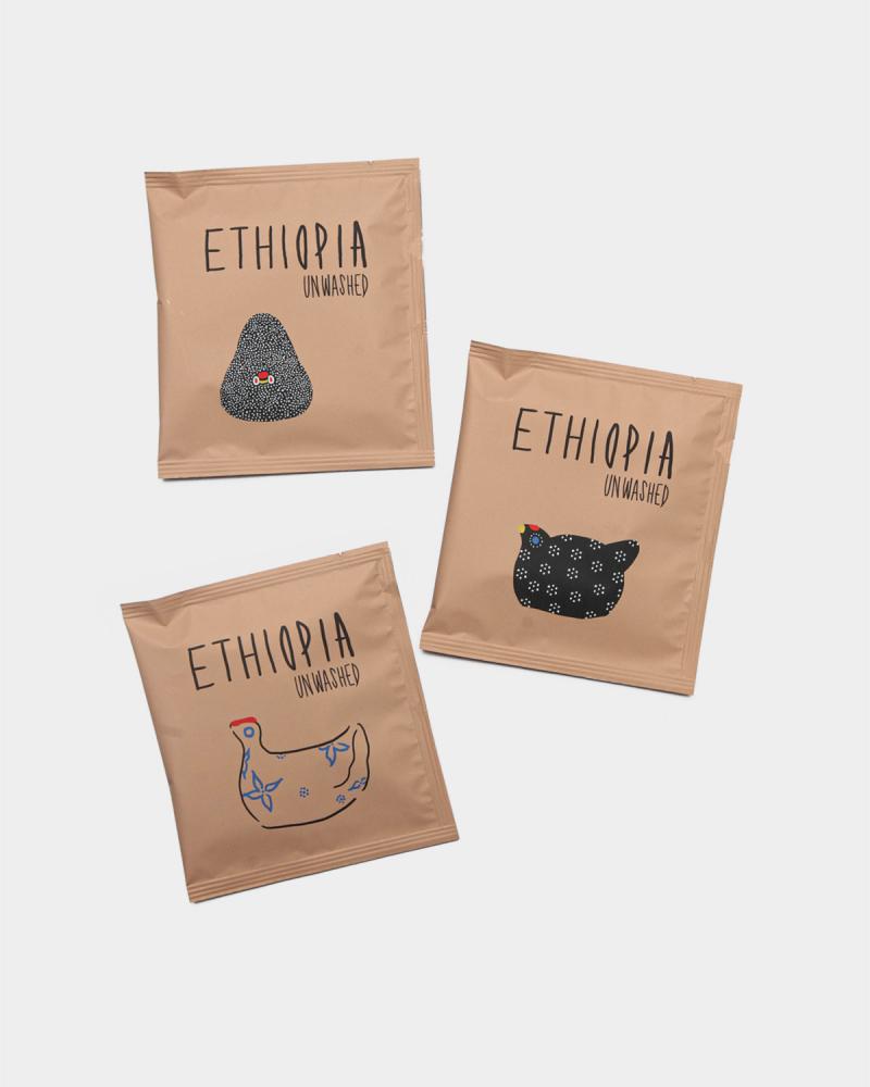 エチオピア アンウォッシュド Ethiopia Unwashed ドリップバッグ